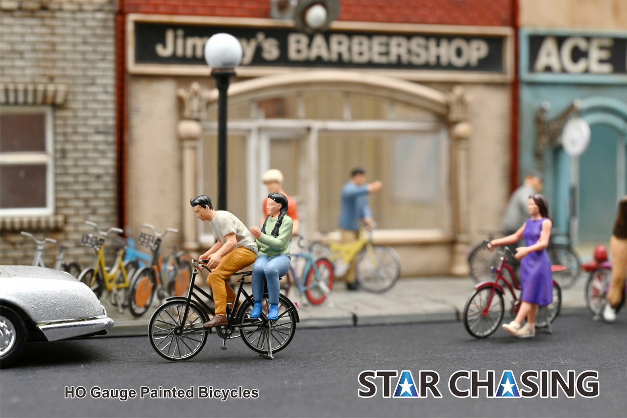 HO Gauge HO Scale 1/87 Painted Bicycles Train Model Scenario Accessories HO32001