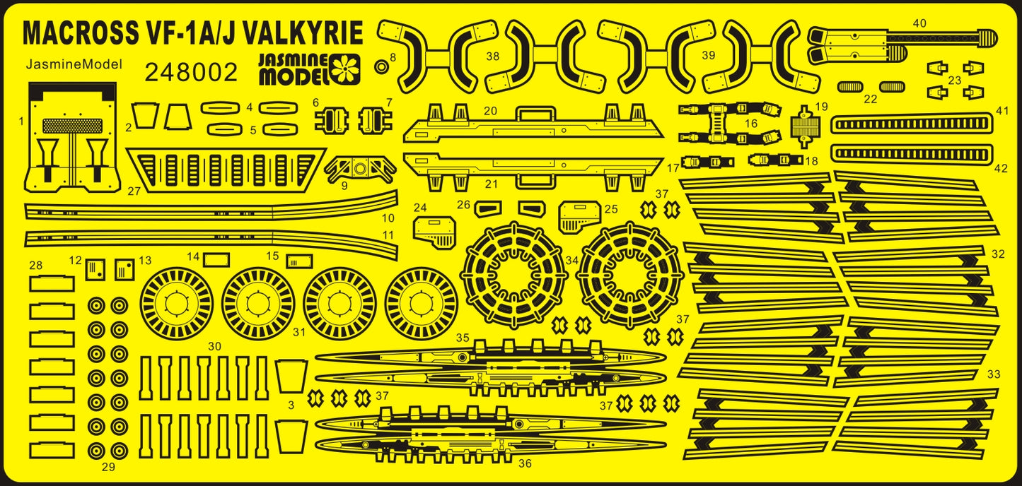 248002 PE upgrade parts for Hasegawa 1/48 MACROSS VF-1A/J