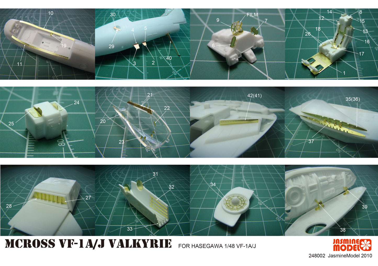 248002 PE upgrade parts for Hasegawa 1/48 MACROSS VF-1A/J