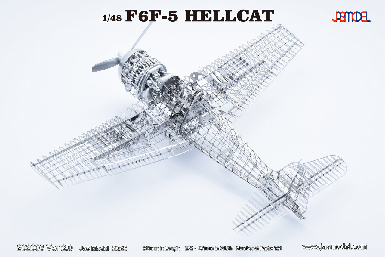 202006 1/48 US NAVY Fighter F6F-5 Hellcat Ver 2.0 – JASMODEL