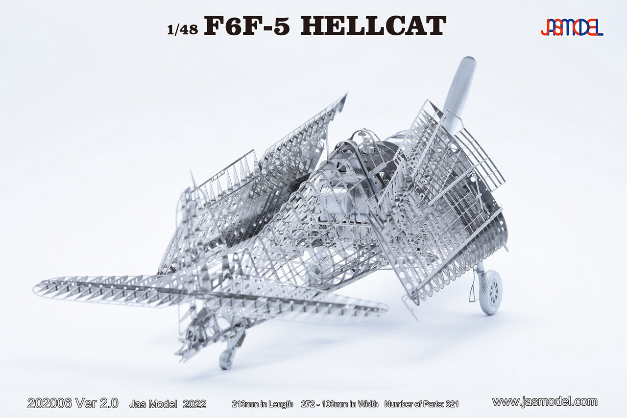 202006 1/48 US NAVY Fighter F6F-5 Hellcat Ver 2.0 – JASMODEL