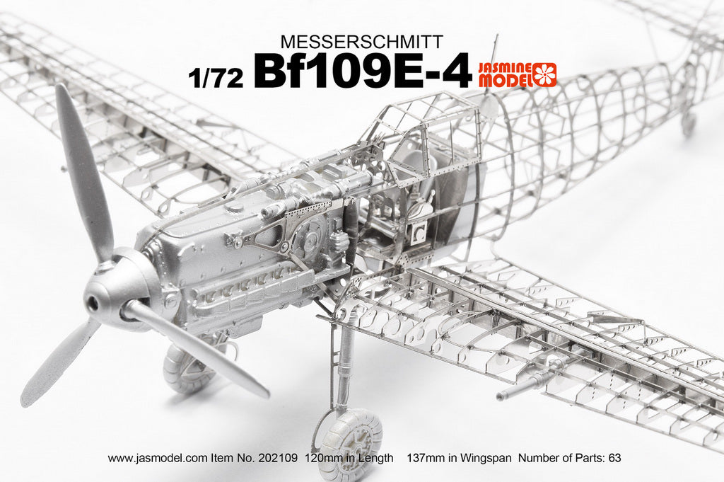 202109 1/72 Luftwaffen Fighter Messerschmitt Bf109 E-4
