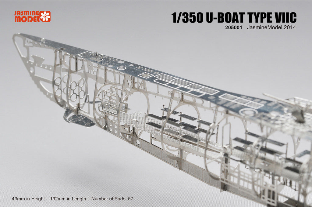 205001 1/350 German Navy Submarine U-Boat Type VIIC Wolf Pack