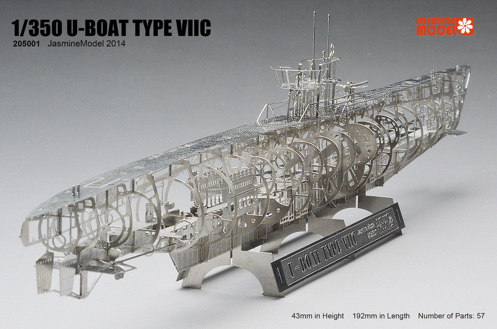 205001 1/350 German Navy Submarine U-Boat Type VIIC Wolf Pack