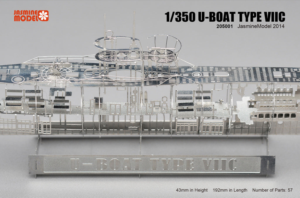 205001 1/350 German Navy Submarine U-Boat Type VIIC Wolf Pack