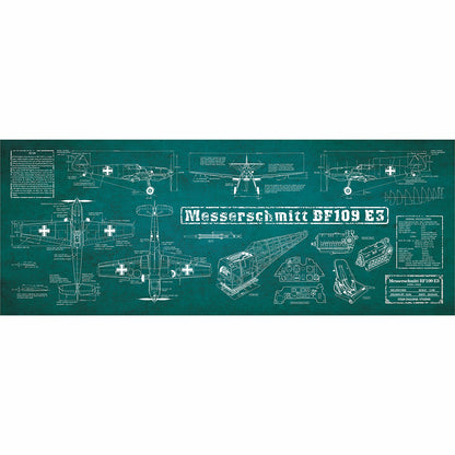 ZD21002 Gaming Mouse Pad Mat Office Large Non-Slip 800x300X3 mm WWII Bf-109E3